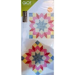 Accuquilt Go Fabric Cutting Die Carpenters Wheel Cab #6